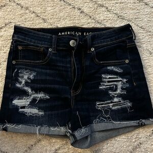 American Eagle Outfitters Women's Black Denim Shorts